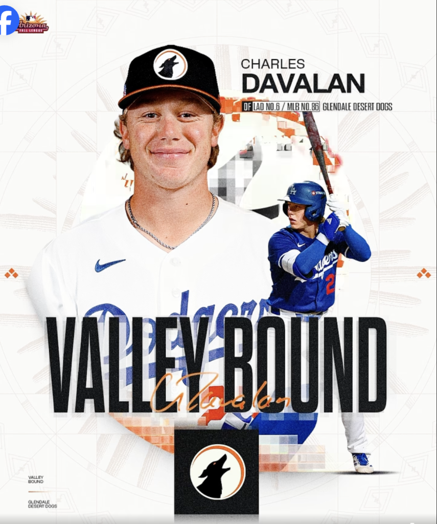 Charles Davalan, Desert Dogs de Glendale, Ligue d'automne de l'Arizona