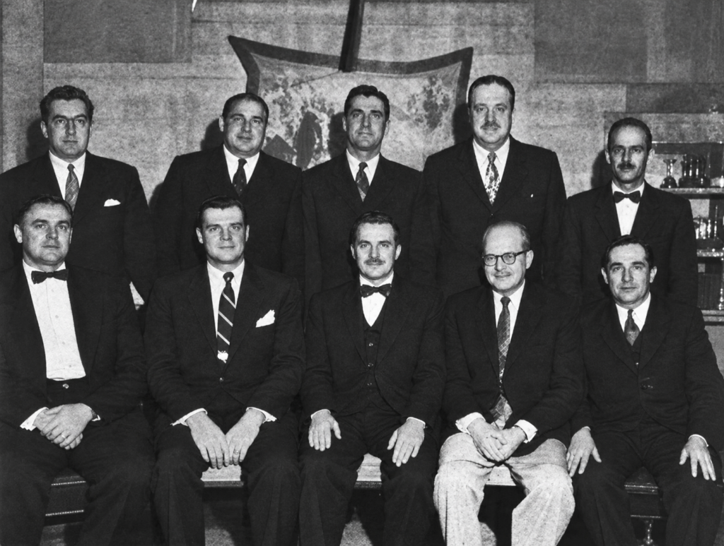 Les Fondateurs de la Ligue de baseball Montréal Royale Junior.