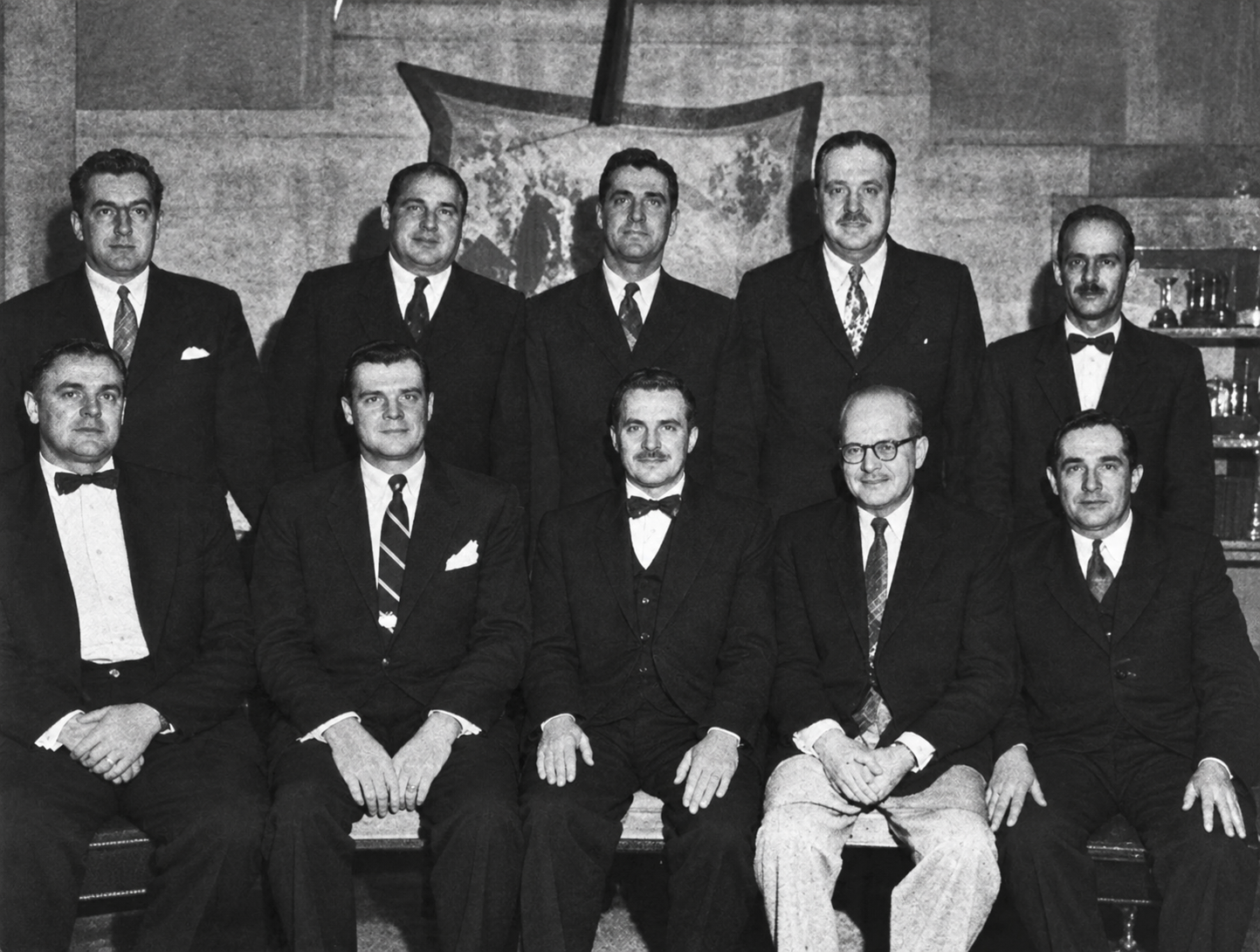 Les Fondateurs de la Ligue de baseball Montréal Royale Junior.