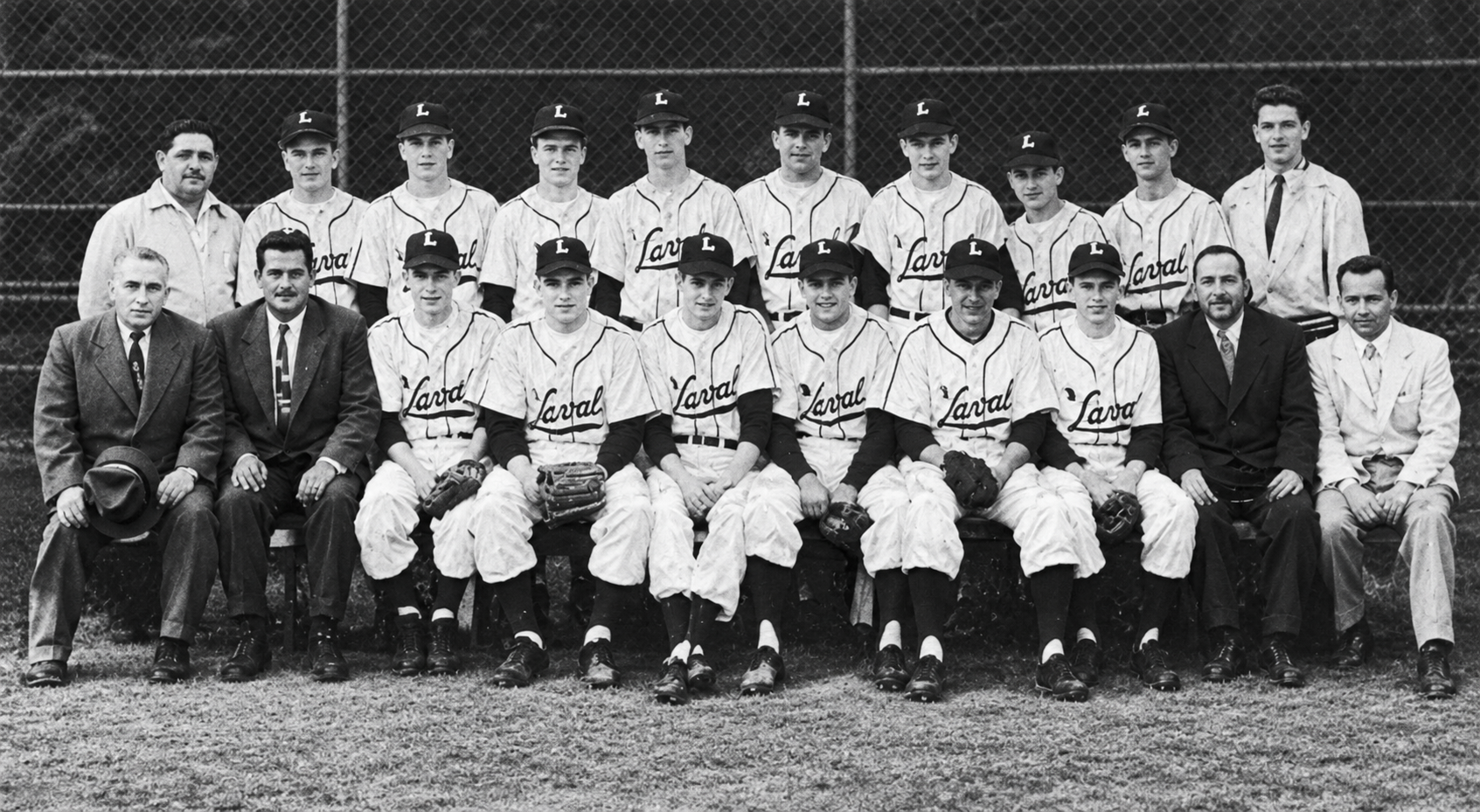 L'équipe Laval de la Ligue Montréal Royale Junior de 1955